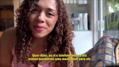 Colocou a enteada safada para mamar com legenda